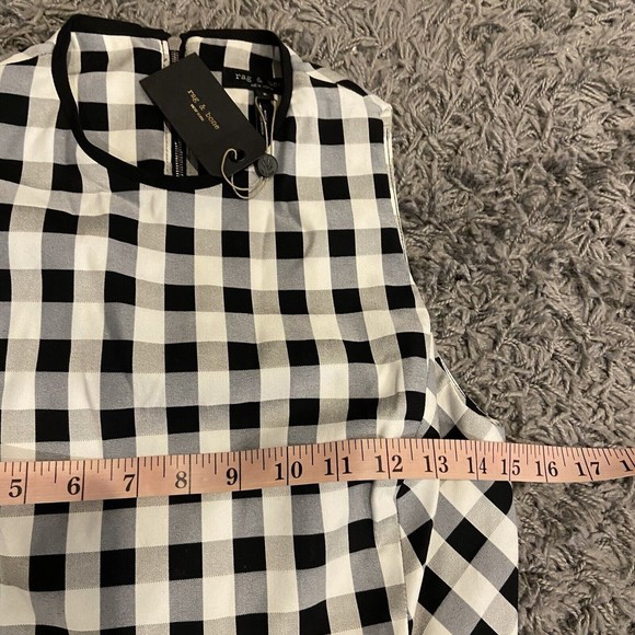 Rag & Bone NWT Tahoe Gingham Cut Out Dress Size 2 $550.00 - Picture 10 of 15